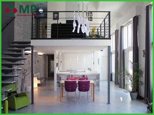 Thiết kế nhà gác lửng đẹp hiện đại tiện nghi