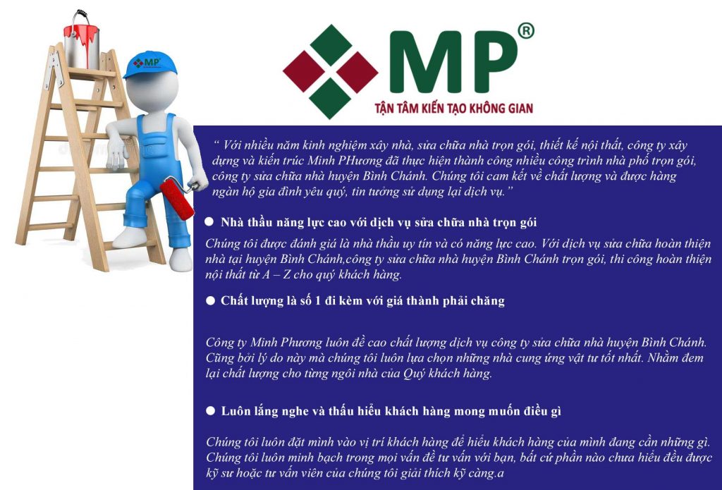 Công ty sửa chữa nhà huyện Bình Chánh