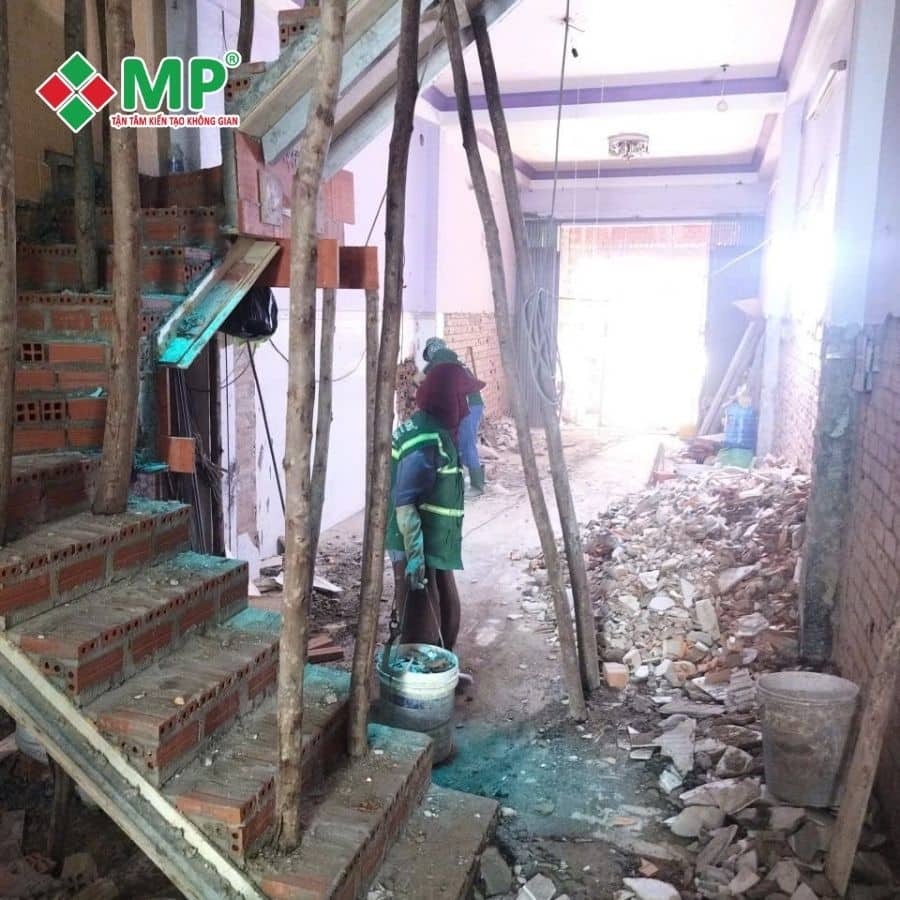 Cải tạo tường, trần, sàn và hoàn thiện