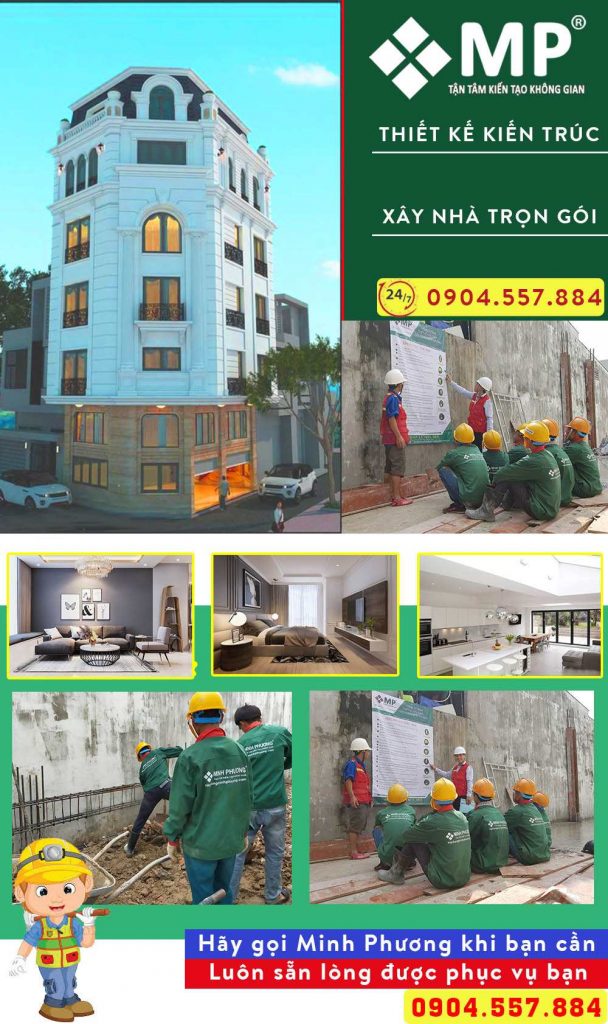 Chi Phí Xây Nhà 6 Tầng 70m2 Hết Bao Nhiêu Tiền? 2 chi phí xây nhà 6 tầng 70m2
