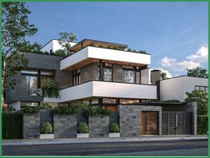 Chi phí xây nhà biệt thự 3 tầng 120m2 bao nhiêu?