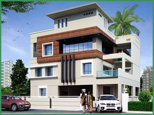 Cách tính chi phí xây nhà biệt thự 4 tầng 90m2 năm 2021