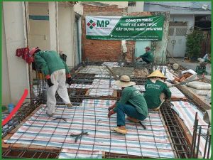 Quy trình thi công phần thô – công tác gia công lắp đặt thép móng