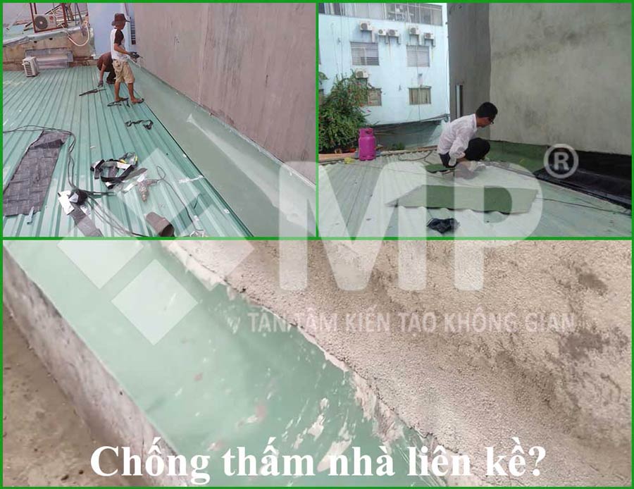 7 Bí Quyết Chống Thấm Tường Hiệu Quả, Triệt Để Nhất 8 Chống thấm khe tiếp giáp tường nhà liền kề