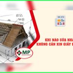 NHỮNG HẠNG MỤC SỬA NHÀ KHÔNG CẦN XIN GIẤY PHÉP