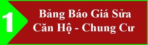 Bảng báo giá sửa căn hộ – chung cư giá rẻ