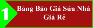 Bảng báo giá sửa nhà giá rẻ cập nhập 2022