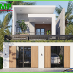 PHỐI CẢNH NHÀ 2 TẦNG NHIỀU ÁNH SÁNG VỚI 4 PHÒNG NGỦ HIỆN ĐẠI