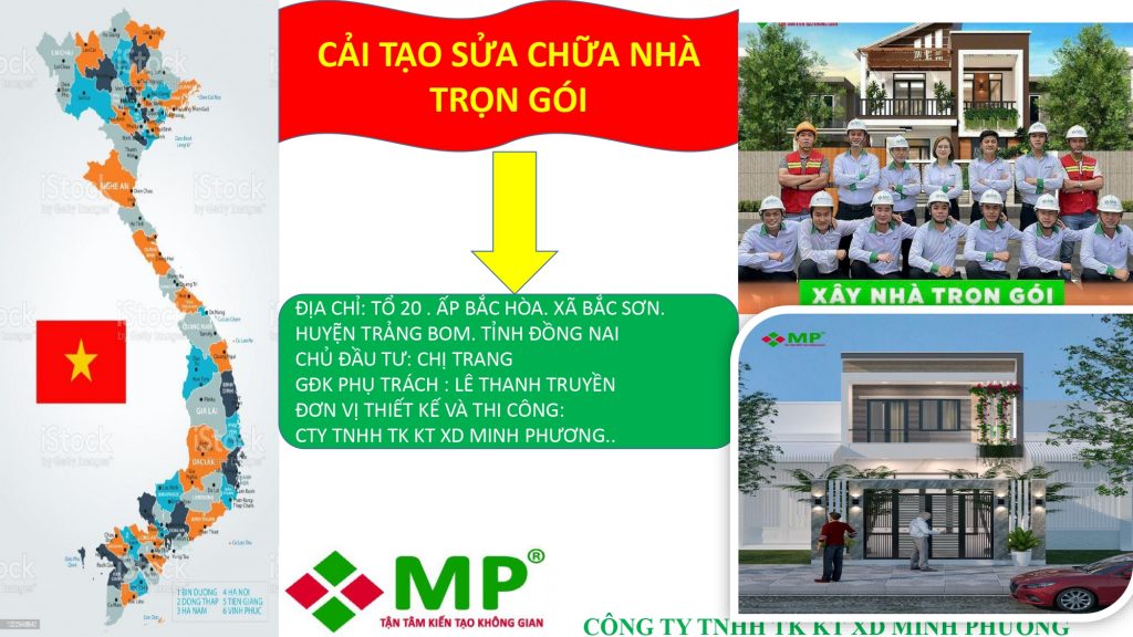 Thông tin thi công sửa chữa nhà chị Trang Đồng Nai