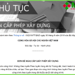 GIẤY PHÉP SỬA NHÀ 2024 – XÂY DỰNG MINH PHƯƠNG