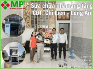 CẢI TẠO NHÀ 2 TẦNG VỚI THIẾT KẾ HIỆN ĐẠI CHO CHỊ LIÊN TẠI LONG AN