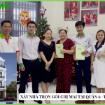 XÂY NHÀ 3 TẦNG 1 TUM CHO GIA ĐÌNH CHỊ MAI TẠI QUẬN 6 – TPHCM
