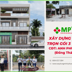 THI CÔNG XÂY NHÀ TRỌN GÓI 3 TẦNG ANH PHƯƠNG TẠI ĐỒNG THÁP