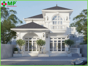 BIỆT THỰ TÂN CỔ ĐIỂN KẾT HỢP 2 PHÒNG KHÁCH HIỆN ĐẠI