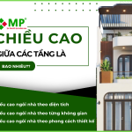 CHIỀU CAO GIỮA CÁC TẦNG CỦA MỘT NGÔI NHÀ LÀ BAO NHIÊU?