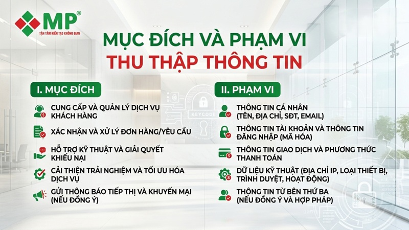 Chính sách bảo mật 1 Mục đích và phạm vi thu thập thông tin