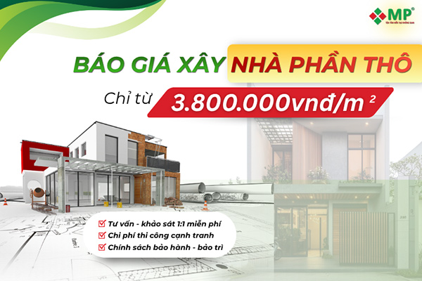 báo giá xây nhà phần thô