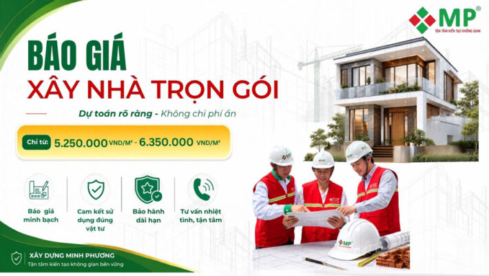báo giá xây nhà trọn gói