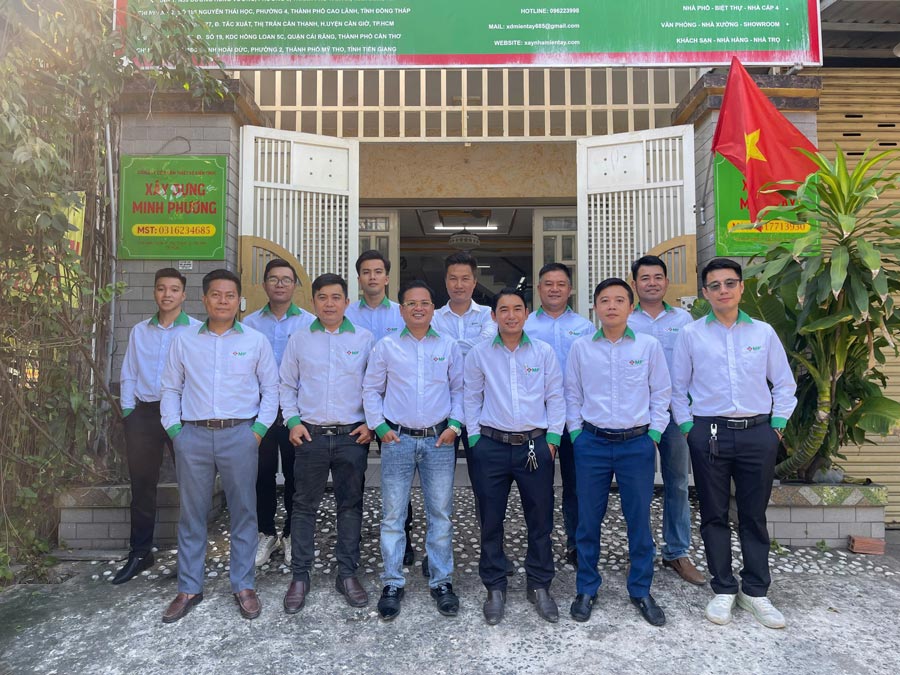 Giới thiệu về xây dựng Minh Phương 3 Đội ngũ nhân viên văn phòng Xây dựng Minh Phương