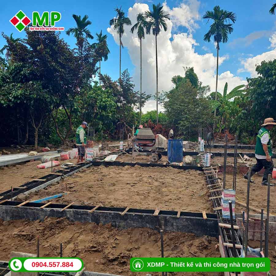 Báo Giá Xây Nhà Phần Thô Mới Nhất 2026 - Dự Toán Chi Tiết 14 Kiểm tra cốt thép trước khi đổ bê tông