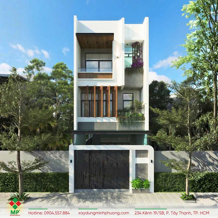 Một số mẫu thiết kế nhà đẹp mà xây dựng Minh Phương đã thực hiện