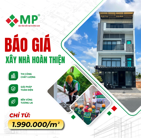 báo giá xây nhà hoàn thiện minh phương