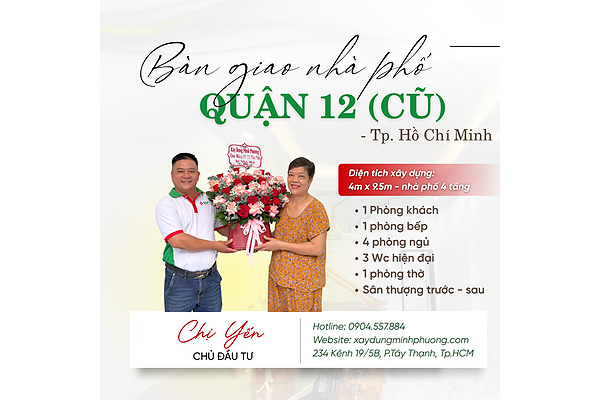 ảnh đại diện nhà phố 4 tầng 4x9m 4 phòng ngủ