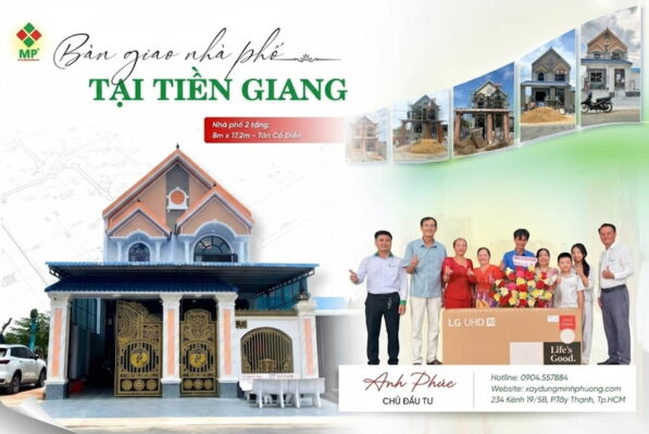 Ảnh đại diện biệt thự 2 tầng tân cổ điển 8x17m