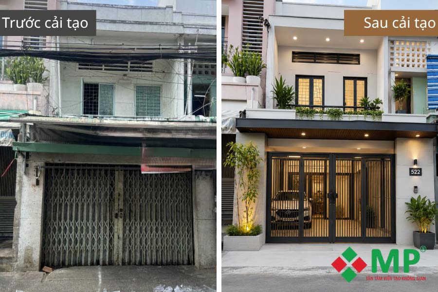 Cải tạo mặt tiền và kiến trúc bên ngoài
