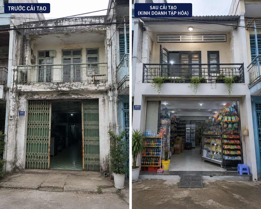 Cải tạo để cho thuê hoặc kinh doanh
