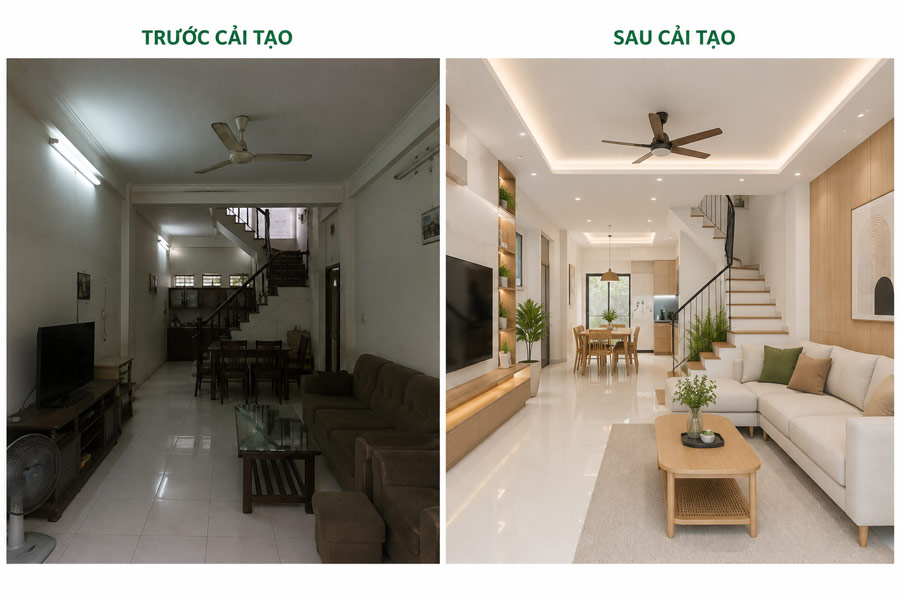 Cải thiện ánh sáng và thông gió tự nhiên