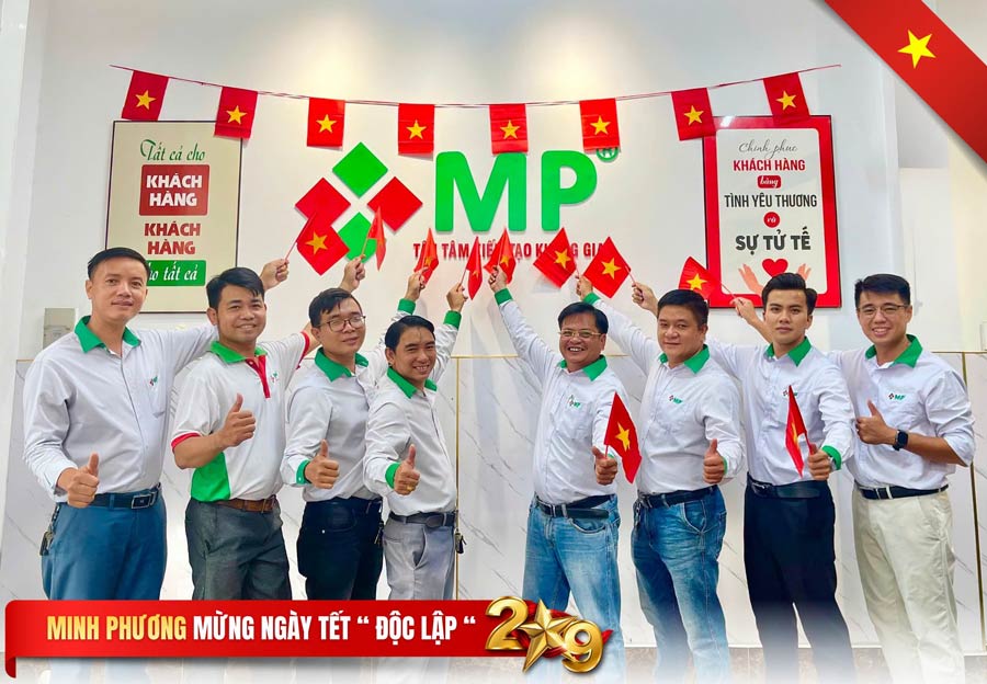 Xây Dựng Minh Phương Chào Mừng Quốc Khánh 2/9 2 Sắc đỏ lan tỏa tại văn phòng Xây Dựng Minh Phương