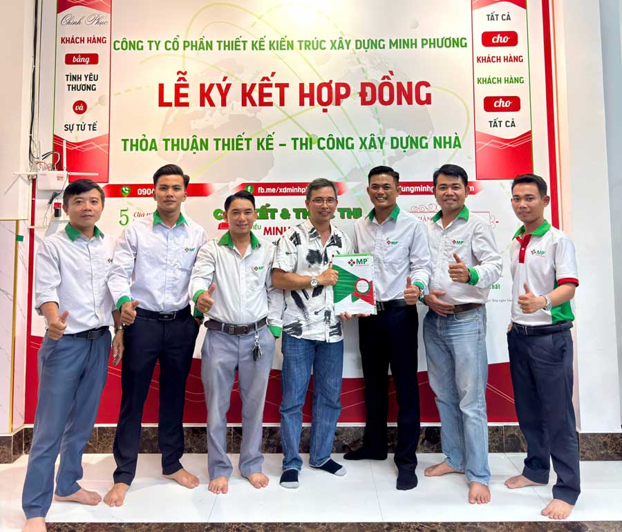 Hợp đồng thi công rõ ràng, đảm bảo quyền lợi khách hàng