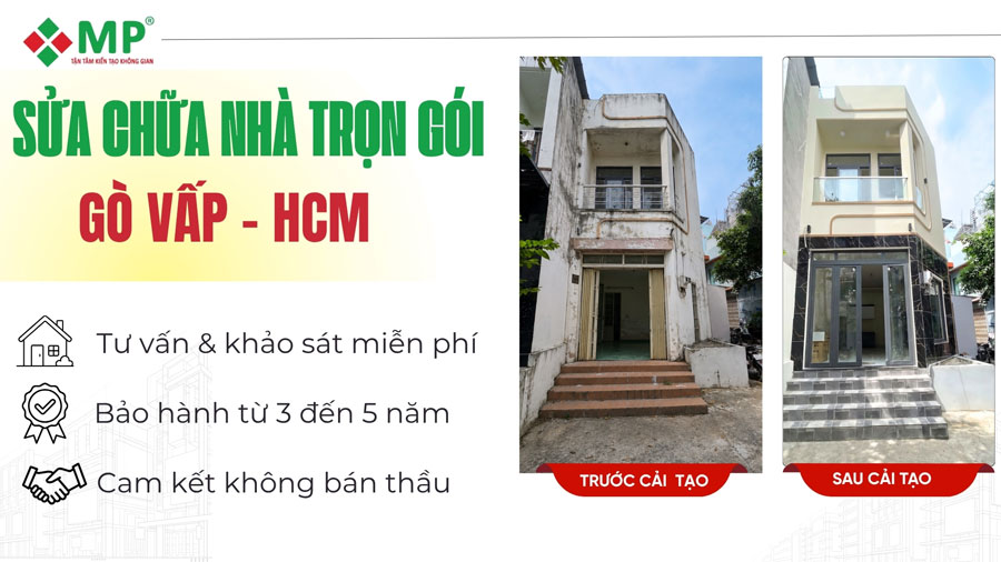 Công Ty Sửa Chữa Nhà Quận Gò Vấp Uy Tín, Giá Tốt Tại HCM 1 Công ty sửa chữa trọn gói quận gò vấp uy tín