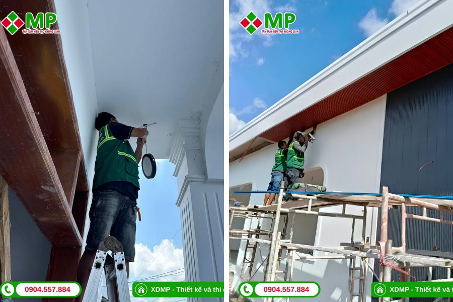 đơn giá thi công điện nước, trần thạch cao 