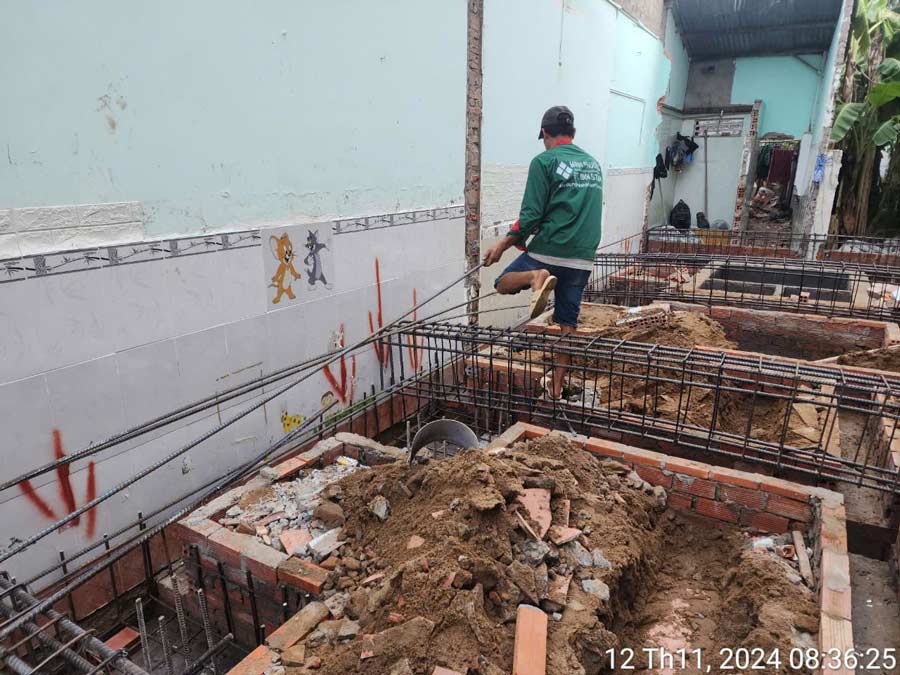 Bảng giá thi công móng cải tạo nhà 2 tầng