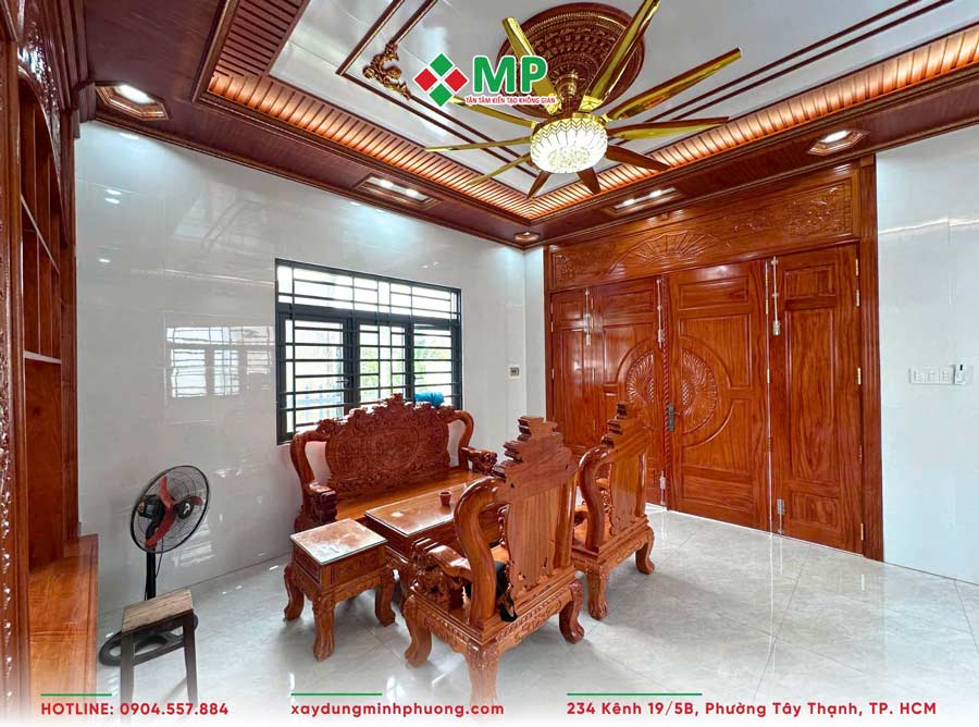 BÀN GIAO BIỆT THỰ 2 TẦNG TÂN CỔ ĐIỂN 7X17M ĐỒNG THÁP - BG07 5 phòng khách căn biệt thự 2 tầng tân cổ điển 7x17m