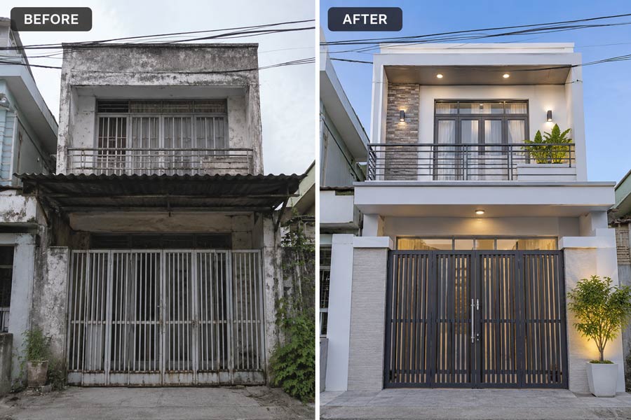 Sửa chữa nhà cũ, nhà xuống cấp 