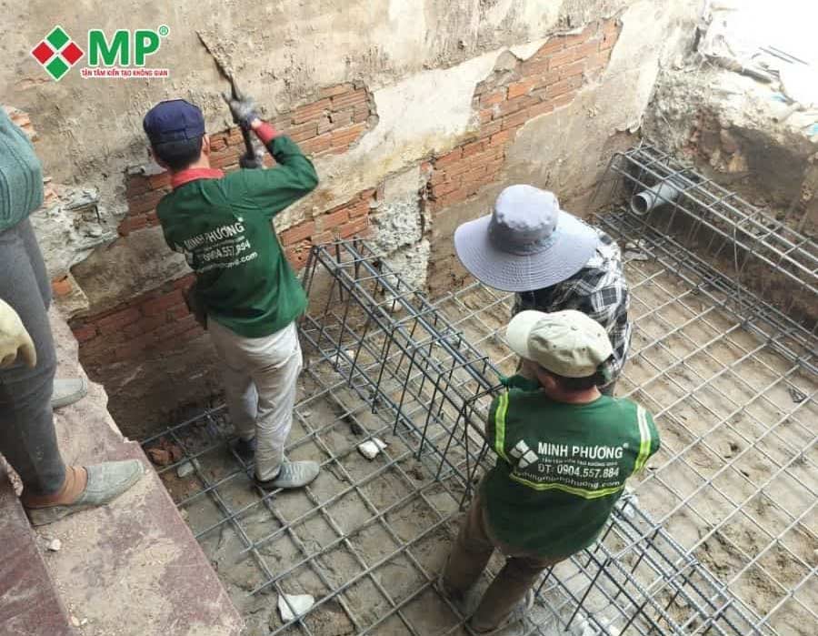 Đơn giá thi công móng sửa chữa nhà quận Tân Bình