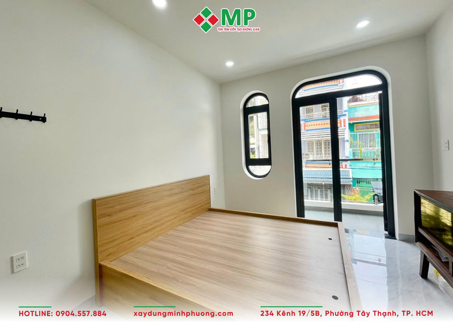 Bàn Giao Nhà Phố 4 Tầng Hiện Đại 3.5x13m Quận 8, HCM - BG17 13 Không gian phòng ngủ riêng tư của các thành viên