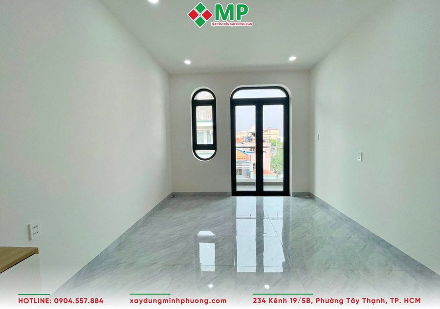 Bàn Giao Nhà Phố 4 Tầng Hiện Đại 3.5x13m Quận 8, HCM - BG17 16 Không gian phòng ngủ nhà phố 4 tầng hiện đại 3,5x13m
