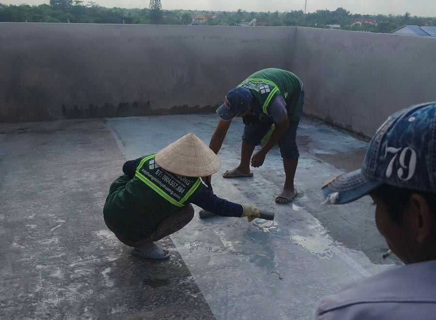 Chống thấm sân thượng, ban công và khu vực ẩm ướt