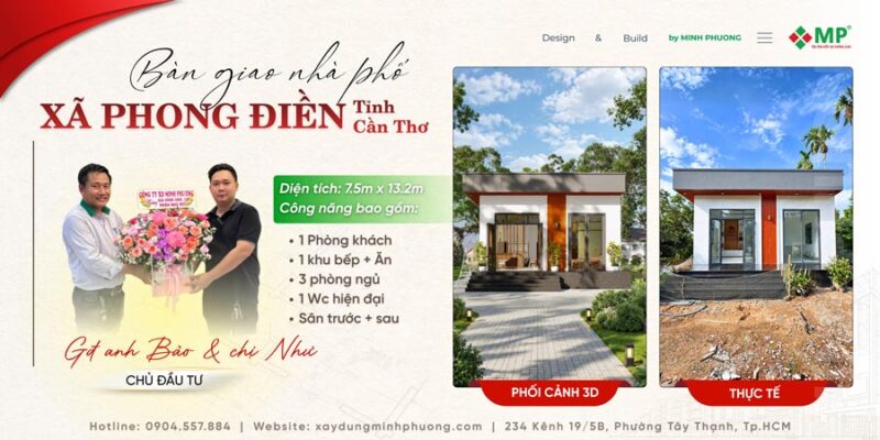 ảnh đại diện nhà cấp 4 mái bằng 7x13m