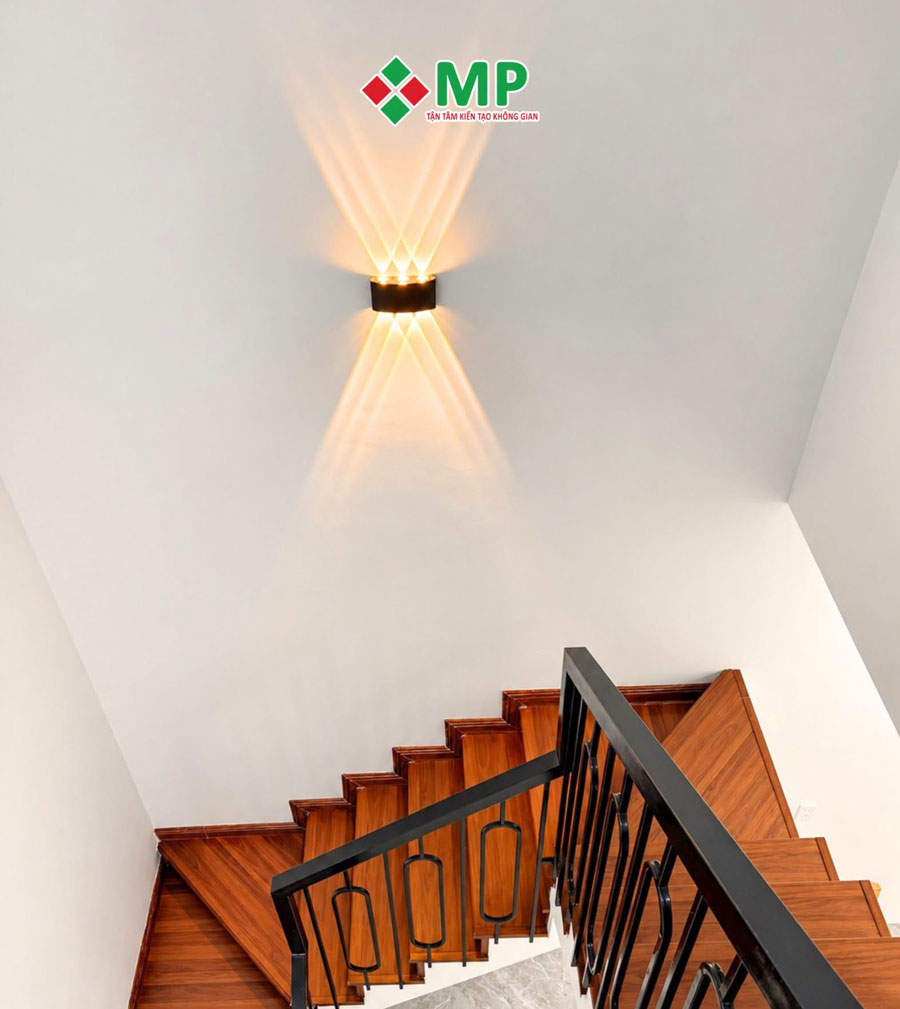 Bàn Giao Nhà Phố 2 Tầng Hiện Đại 3x12m Tân Thới Hiệp -BG27 11 Khu vực cầu thang nhà phố 2 tầng 3x12m