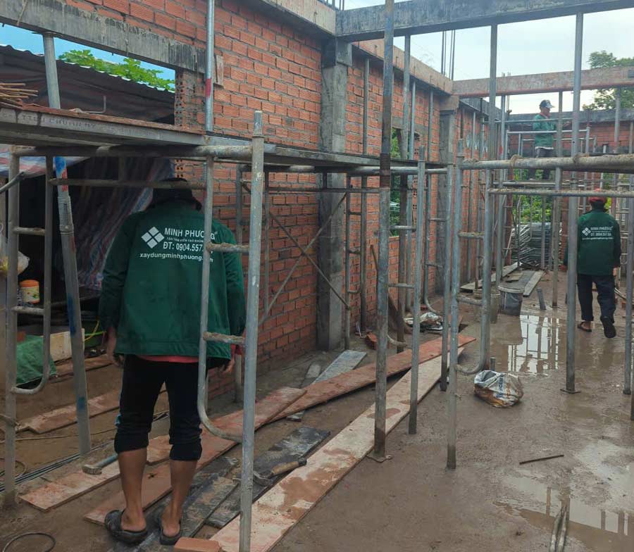 Chi phí xây dựng phần thô mẫu nhà 110m2 2 tầng