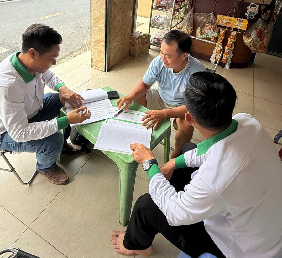 Đối chiếu báo giá và danh mục vật tư sử dụng