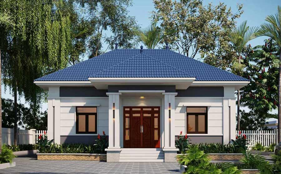 Giá Xây Nhà Cấp 4 Trọn Gói Mới Nhất & Dự Toán Chi Tiết 4 Chi phí xây nhà cấp 4 mái Nhật 130m2 trọn gói