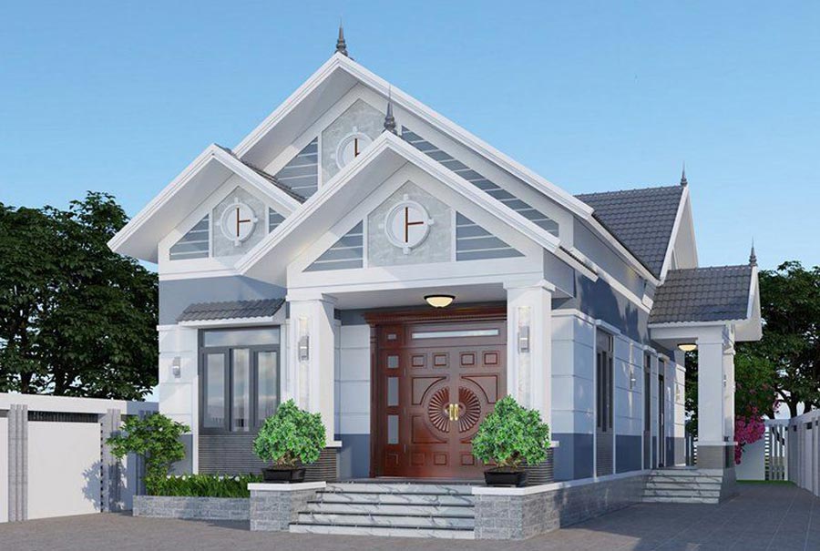 Giá Xây Nhà Cấp 4 Trọn Gói Mới Nhất & Dự Toán Chi Tiết 5 Chi phí xây nhà cấp 4 mái Thái 140m2 trọn gói
