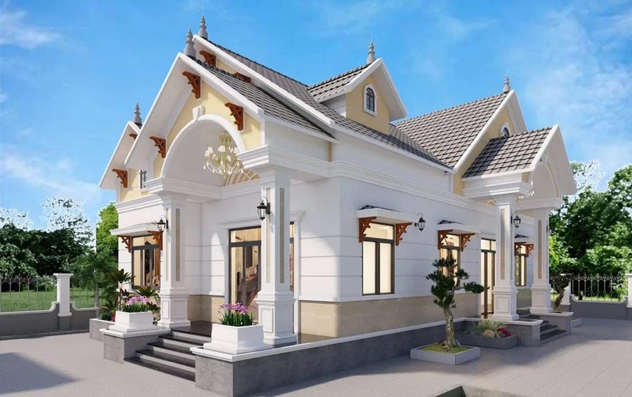 Giá Xây Nhà Cấp 4 Trọn Gói Mới Nhất & Dự Toán Chi Tiết 13 Thiết kế nhà cấp 4 mái thái