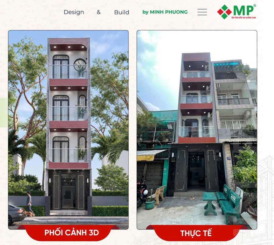 Thiết Kế Thi Công Xây Dựng Nhà Quận 1 Uy Tín, Giá Tốt 22 Một số công trình xây dựng nhà tiêu biểu của Xây dựng Minh Phương